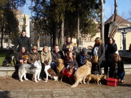 LOS ANIMALES DE ASPAP Y SU AMIGO SAN ANTON