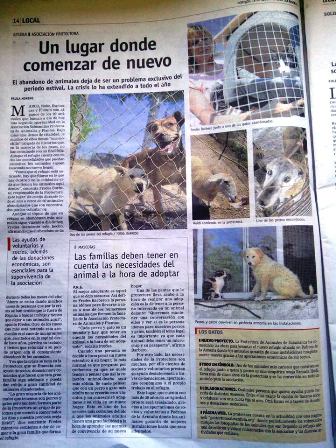 REPORTAJE EN LA GACETA SOBRE ASPAP