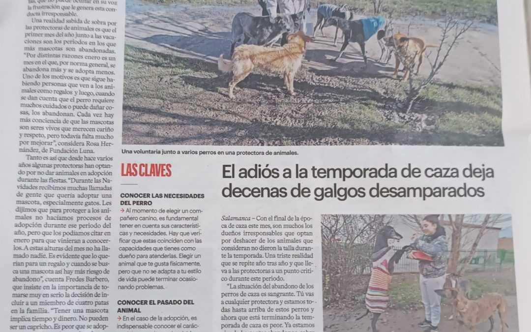 ASPAP EN LA GACETA DE SALAMANCA
